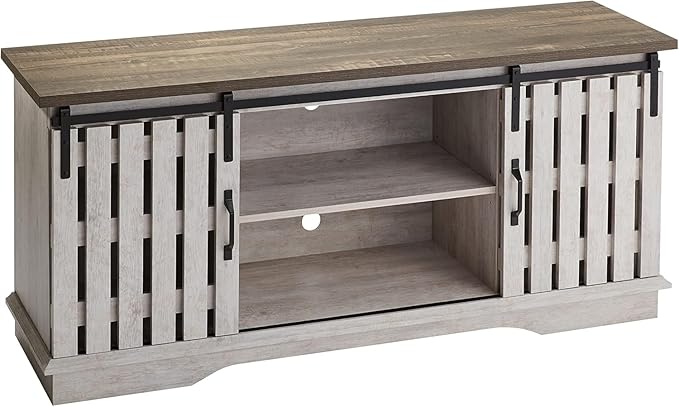 ROCKPOINT Modern Farmhouse Sliding Fence Door Stand by ROCKPOINT