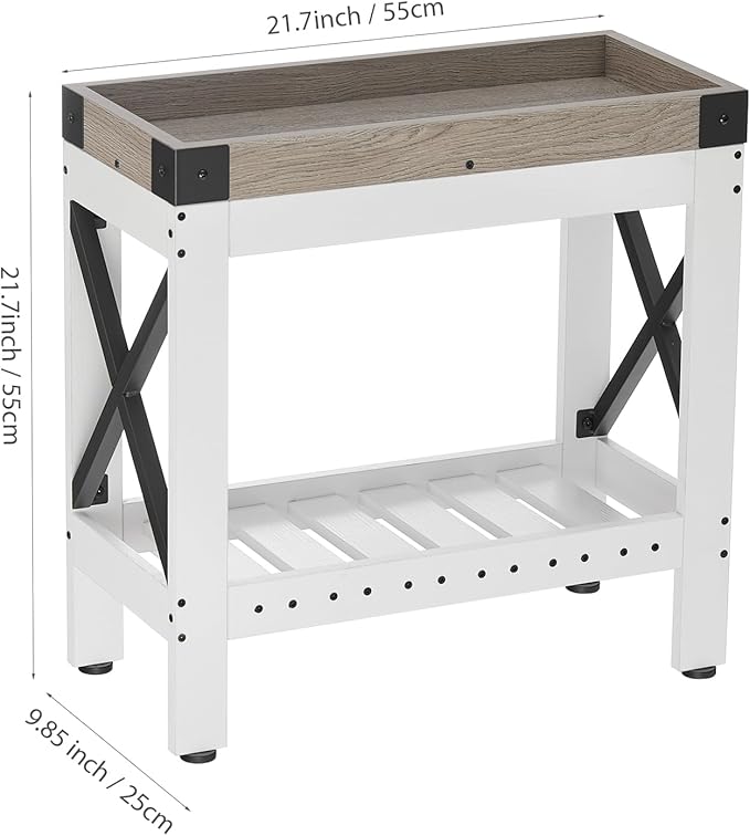 Narrow Side Table, End Table, Sofa Side Table, End Table Nightstand - Image 3