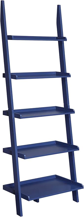 Convenience Concepts American Heritage Bookshelf Ladder, Cobalt Blue by ConvenienceConcepts