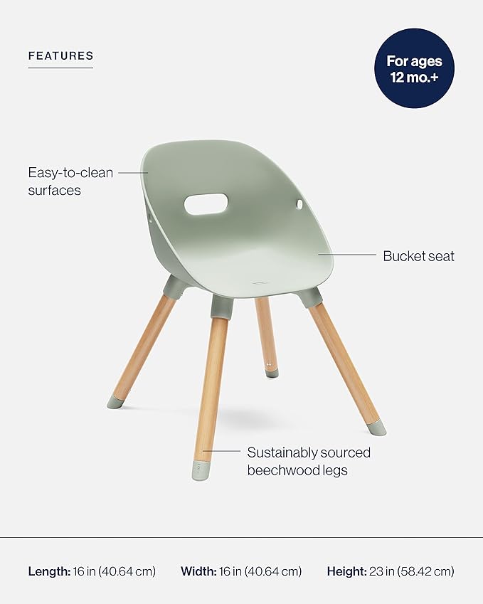 Lalo The Play Chair, Wooden and Non-Toxic Plastic Kids and Toddler Chair - Image 4