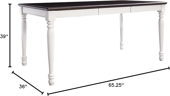 Crosley Furniture Shelby 7-Piece Traditional Dining Table Set - Image 12