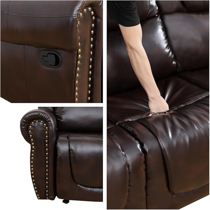 Leather Recliner Chair, Recliner Home Theater Seating, Electric Reclining Chair - Image 5