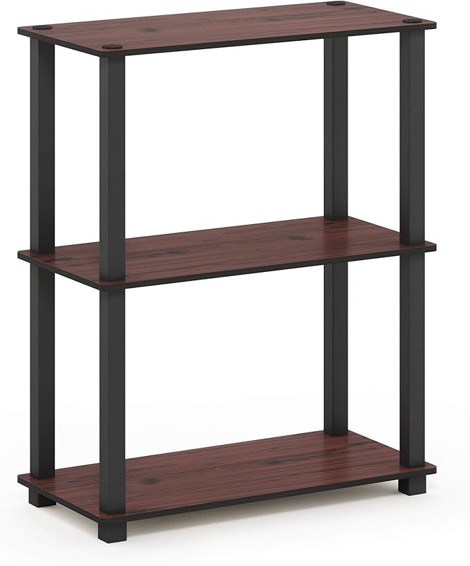 Furinno Turn-S-Tube 3-Tier Compact Multipurpose Shelf Display Rack - Image 4