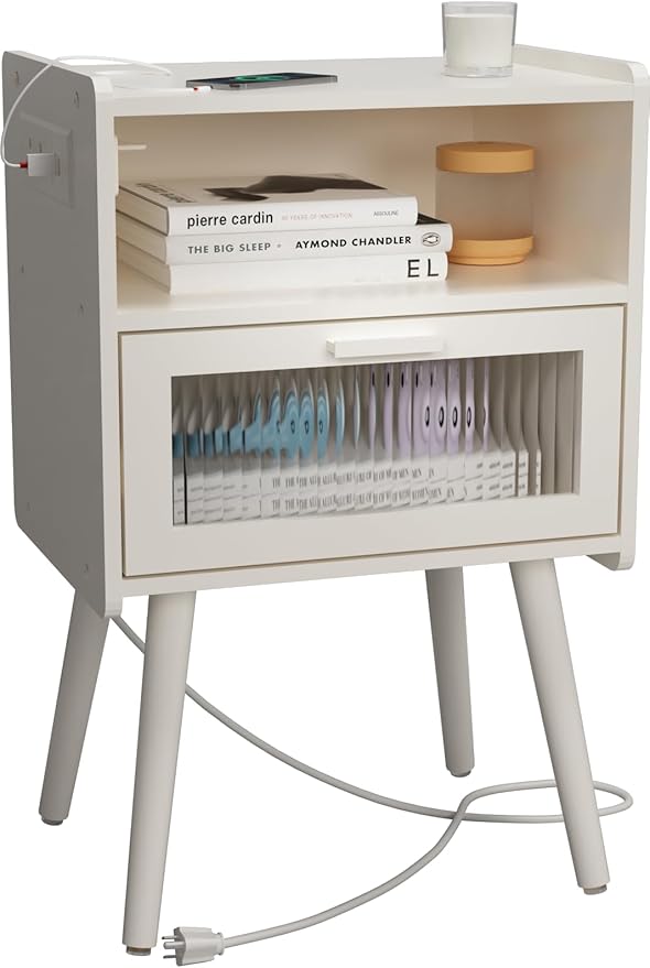 Mid Century Modern Nightstand by SOOWERY