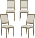 COLAMY Wood Dining Chairs Set of 4, Mid Century Modern Upholstered Kitchen by COLAMYINC