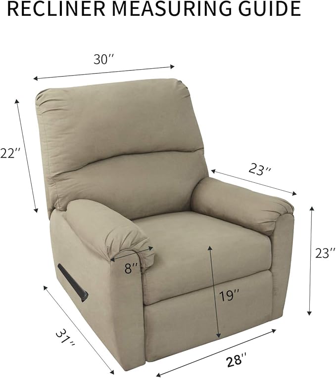 PureFit Reversible Sofa Cover Water Resistant Recliner Couch Cover, Machine - Image 6