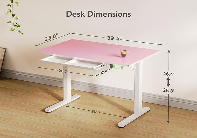 INNOVAR Glass Standing Desk - Image 3