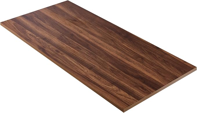 Kaboon Universal Tabletop 45"x20", Solid One-Piece Melamine Table Top, L-Desk by Kaboon