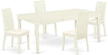 East West Furniture DOIP5-LWH-C 5 Piece Dining Room Table Set Includes a by EastWestFurniture