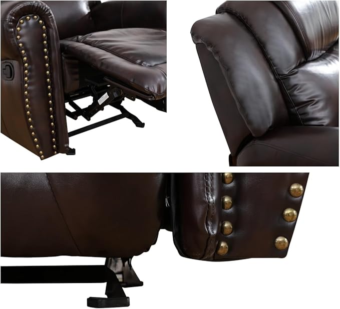 Leather Recliner Chair, Recliner Home Theater Seating, Electric Reclining Chair - Image 6