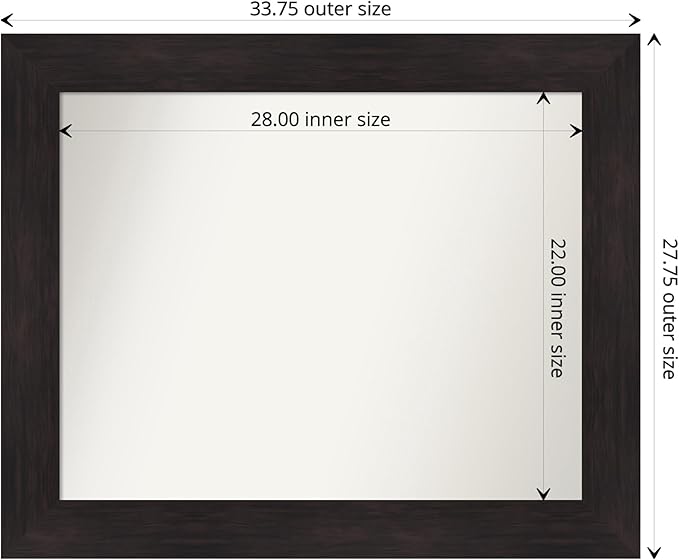 Amanti Art Silver Bathroom Mirror - Image 4