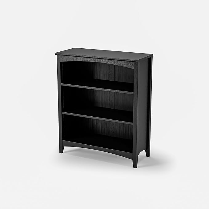 Camaflexi Shaker Style 3 Shelf Bookcase/Solid Wood / 36" High/Adjustable - Image 4