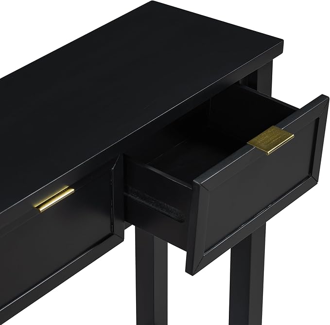 Ball & Cast 60“ Contemporary 4 Drawers Console Table, Long Narrow Entryway-Table - Image 7