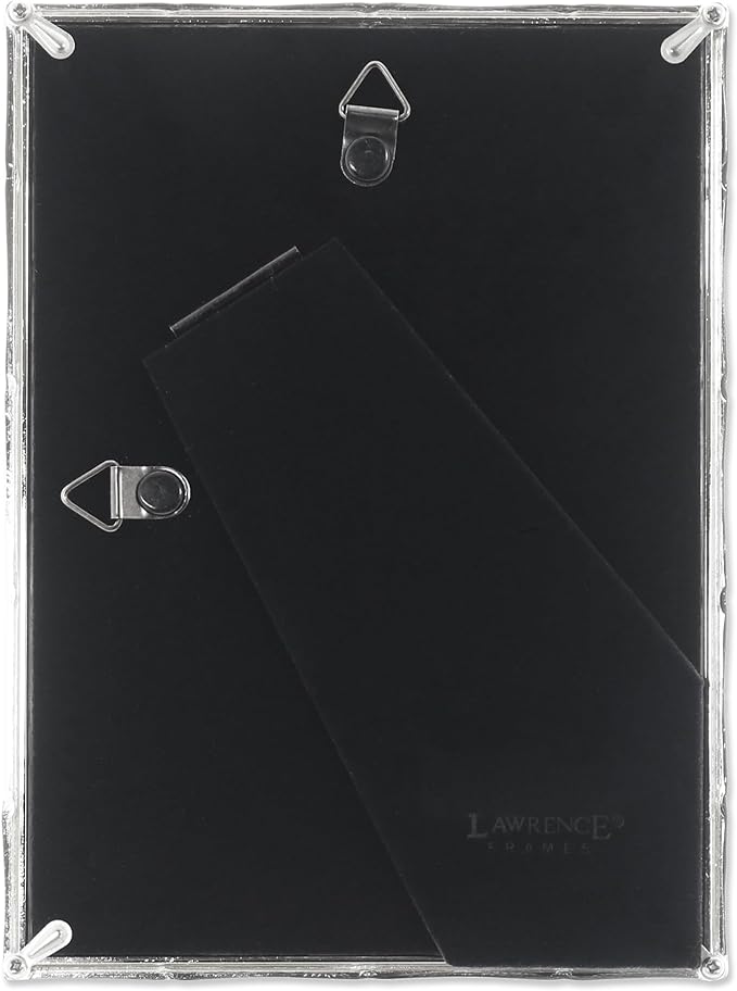 Lawrence Frames 710157 Silver Metal Bamboo 5x7 Picture Frame - Image 4