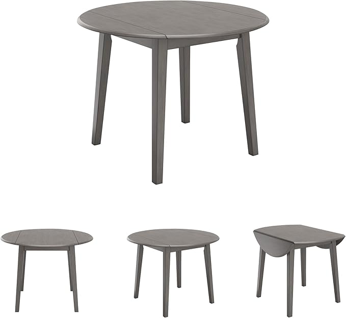 Signature Design by Ashley Shullden Casual Round Dining Small Drop Leaf Table - Image 7