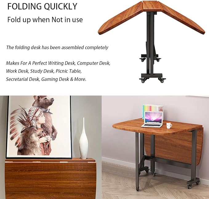 Multifunction Table Drop Leaf Dining Table - Image 4