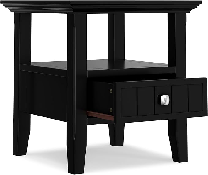 SIMPLIHOME Acadian 19-inch Wide Solid Wood End Table - Image 3