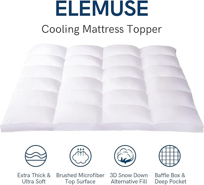 ELEMUSE RV Short Queen Mattress Topper - Image 2