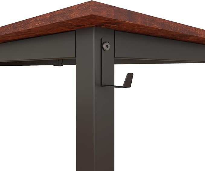 Decoholic 63 Inch Home Office Computer Two-Color Panel Desk - Image 8