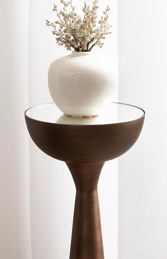 Kate and Laurel Chandon Mid-Century Sophisticated Drink Table; 8 x 8 x 23; - Image 6