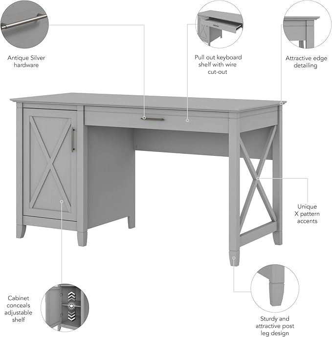 Bush Furniture Key West Computer Desk - Image 5