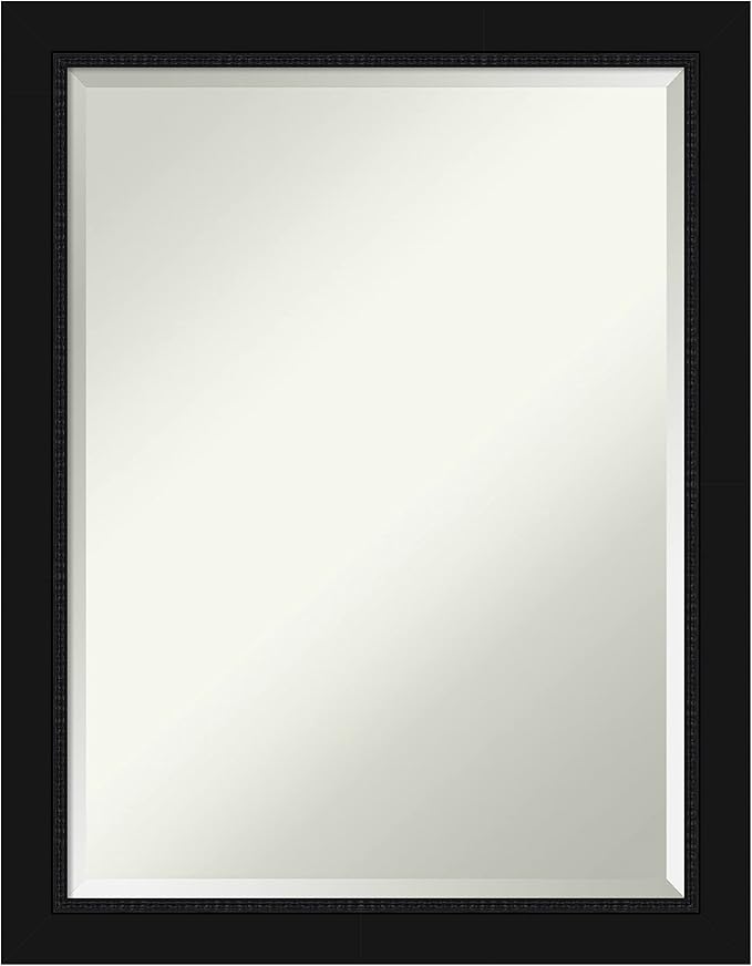 Amanti Art Black Bathroom Mirror by AmantiArt