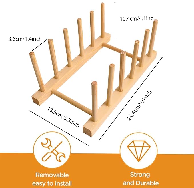 2 Pcs Wooden Kids Bookshelf, Toddler Book Display Shelves Children Book Rack - Image 4