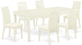 East West Furniture DOIP7-LWH-C 7 Piece Kitchen Table Set Consist of a by EastWestFurniture