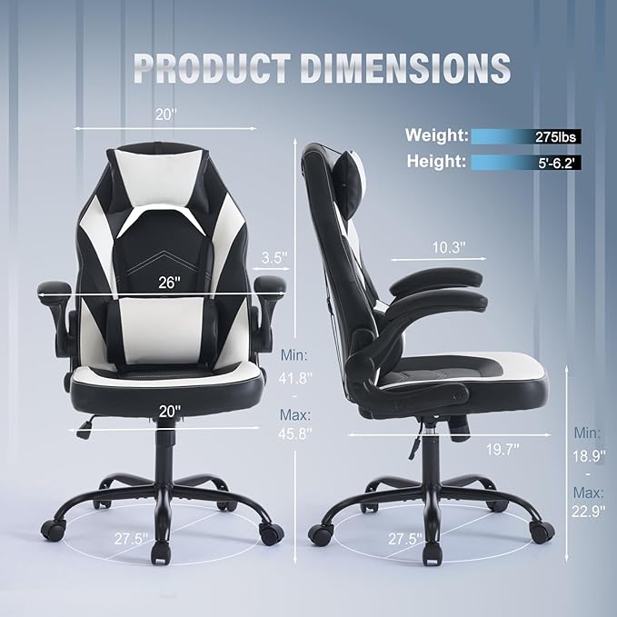 OLIXIS Computer Gaming Desk Chair - Image 2