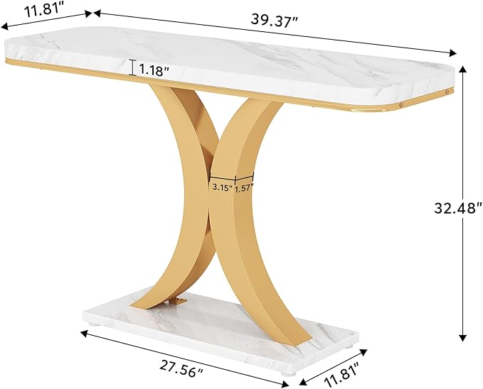 LITTLE TREE Narrow Entryway Console Table - Image 3