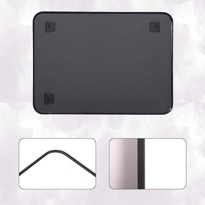 Rectangle Mirrors, 30x48 Black Bathroom Mirror, Espejo para baño, Bathroom - Image 5