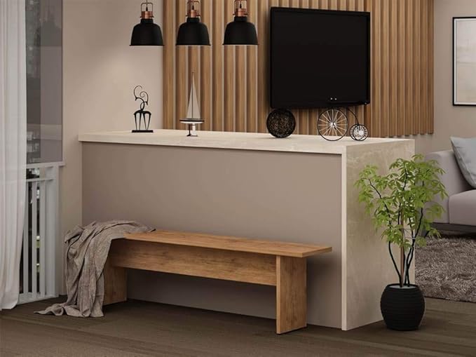 Manhattan Comfort Nomad 67" Dining Bench Seat - Image 7