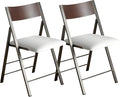 Folding Chairs with Cushion 2 Pack by Unknown