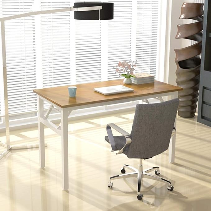 SDHYL 47 inches No Assembly Foldable Computer Desk - Image 2