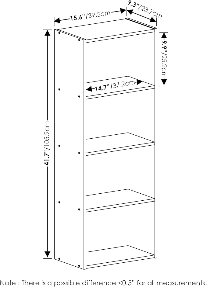 Furinno Luder Bookcase / Book / Storage - Image 3