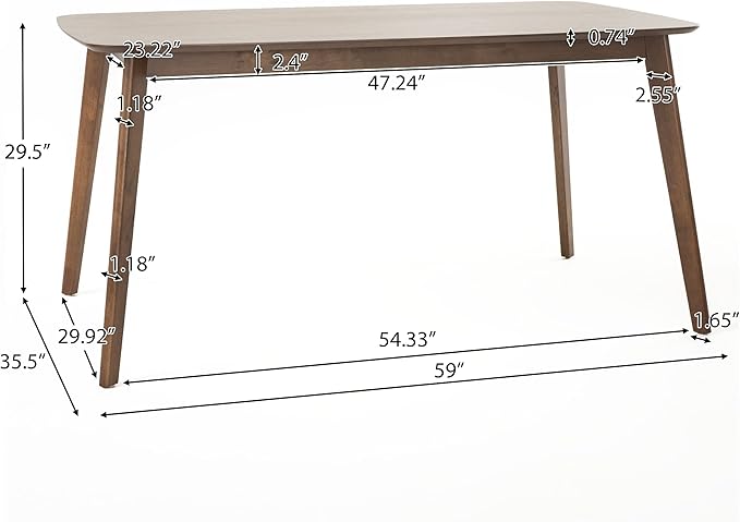 Christopher Knight Home Alma Mid-Century Wood Dining Set - Image 4