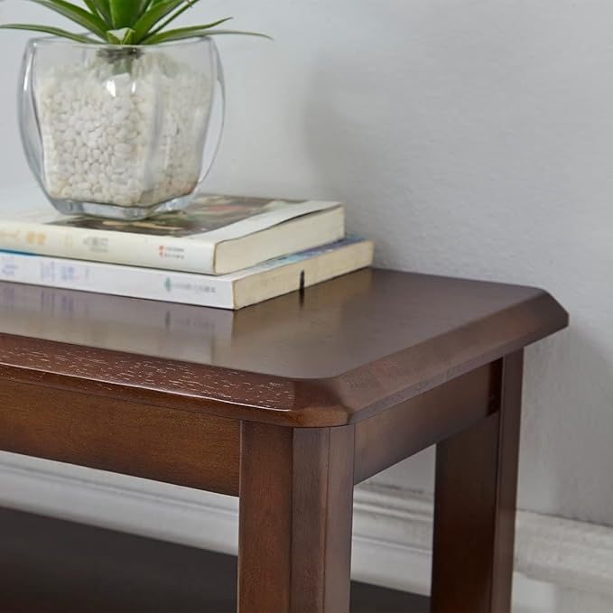 LEILISI Shoe Bench, Solid Wood Shoe Rack Bench Simple Style Shoe Storage Bench - Image 5