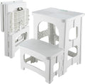 Folding 2-Step Stool for Adults Kids Non-Slip Collapsible Portable Step Stool by Unknown