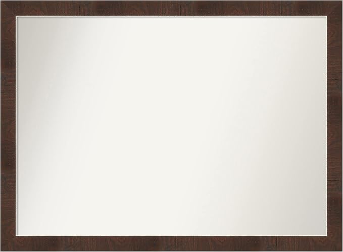 Amanti Art Brown Bathroom Mirror by AmantiArt