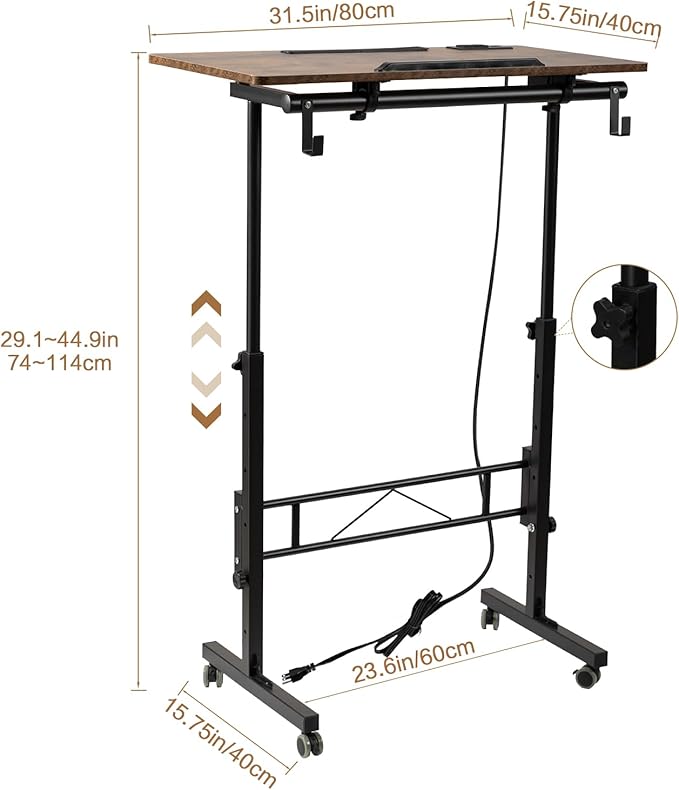 SIDUCAL Standing Desk Height Adjustable - Image 2