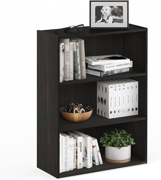 Furinno Pasir 3-Tier Open Shelf Bookcase by Furinno-FitsYourSpaceFitsYourBudget