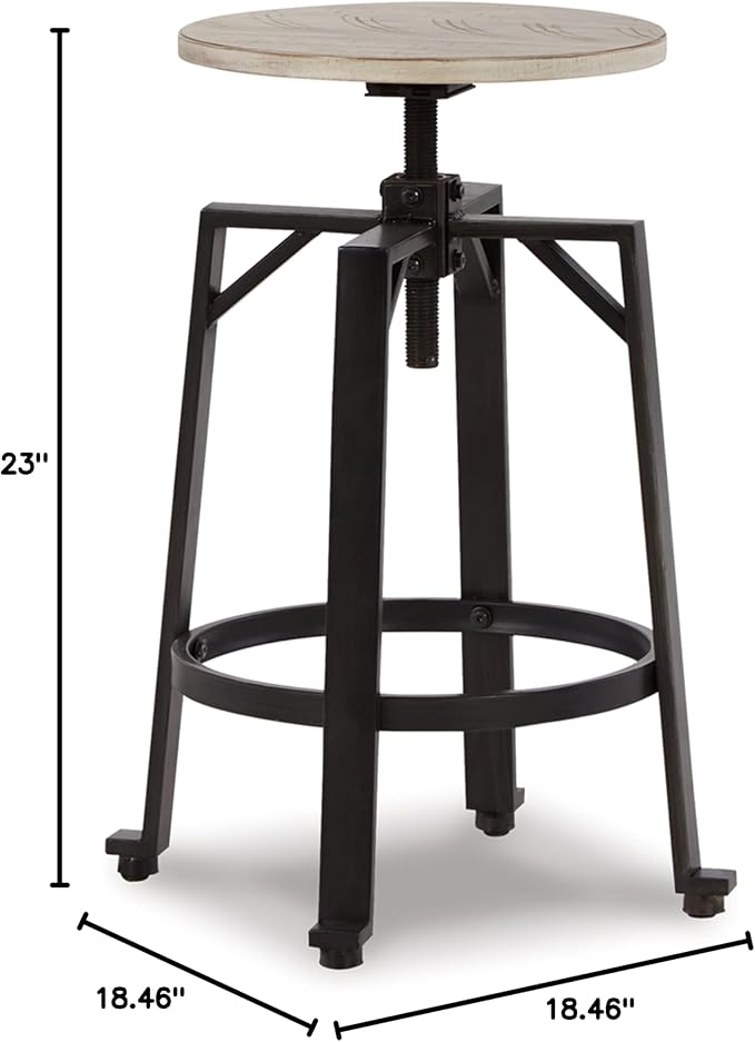 Signature Design by Ashley Karisslyn Urban Industrial Counter Height Barstool - Image 3