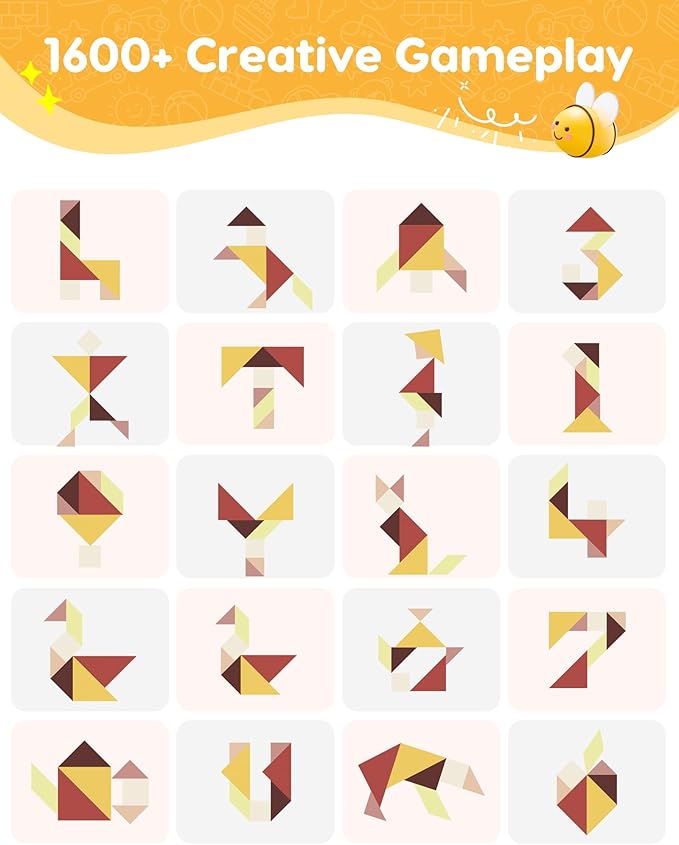 Kids Play Sofa, Tangram Square Puzzles Couch Furniture, Modular Kids Play - Image 4