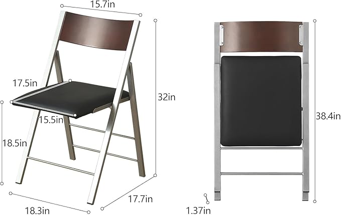 Folding table and chair set, dining table - Image 5