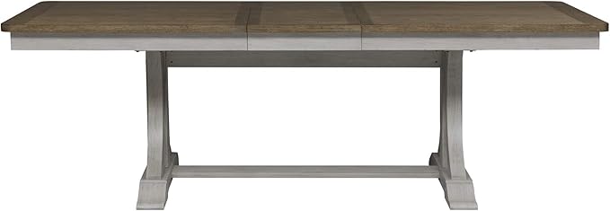LIBERTY FURNITURE INDUSTRIES, INC. Farmhouse Reimagined Trestle Table by LibertyFurniture