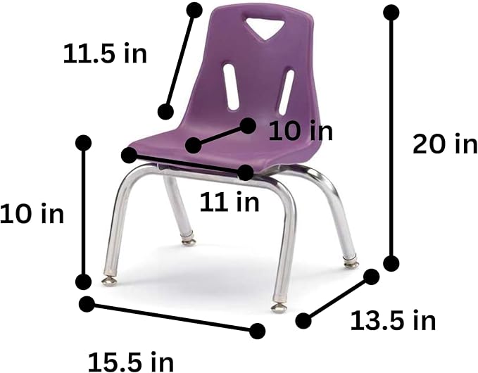Berries Jonti-Craft Kids Stackable Stacking Chairs - Image 2