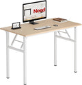 Need Folding Desk for Home Office 39-3/8'' Length Modern Folding Table Computer by Need