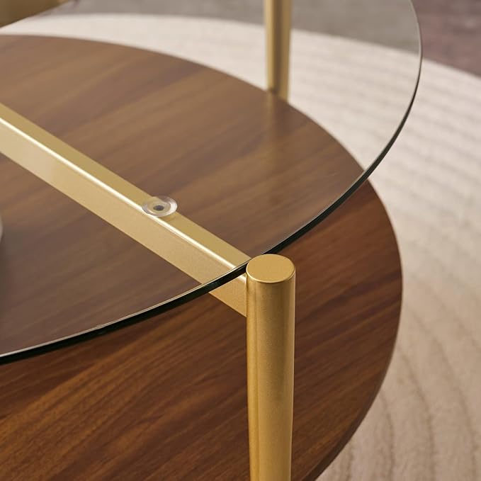 Round Coffee Table, Mid-Century Modern Design, D30“ x H17”, - Image 6