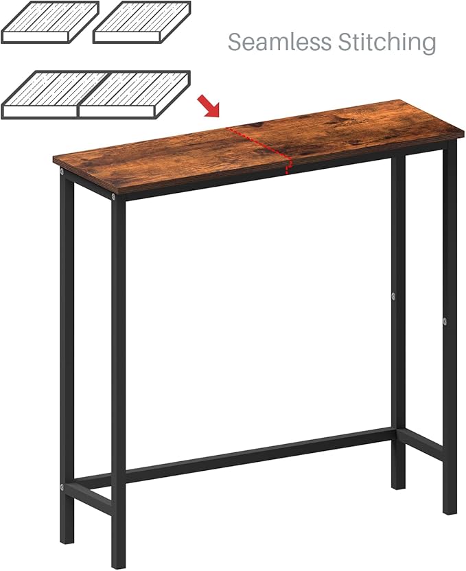 HollyHOME Narrow Console Table, 29.5" Slim Entryway Table, Sofa Stand, Hallway - Image 7