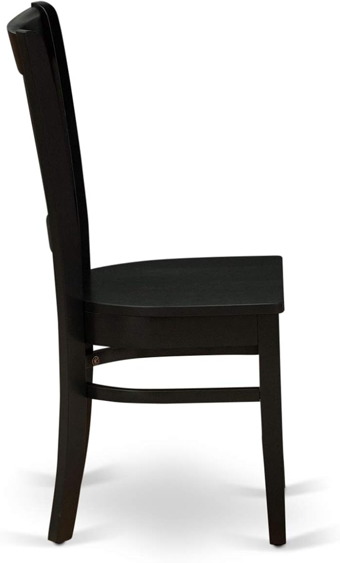 East West Furniture LGVA5-BLK-W 5 Piece Kitchen Table & Chairs Set Includes a - Image 9